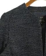 23区（ニジューサンク）ノーカラージャケット 紺 サイズ:36(S位) レディース/2200647688038