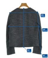 23区（ニジューサンク）ノーカラージャケット 紺 サイズ:36(S位) レディース/2200647688038