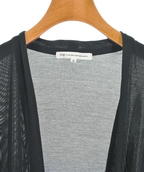23区（ニジューサンク）カーディガン 黒 サイズ:38(M位) レディース/2200654130087