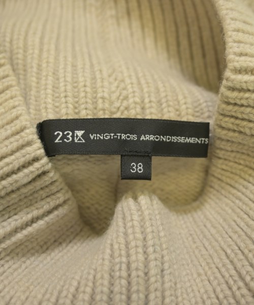 23区（ニジューサンク）ニット・セーター ベージュ サイズ:38(M位) レディース/2200648201045