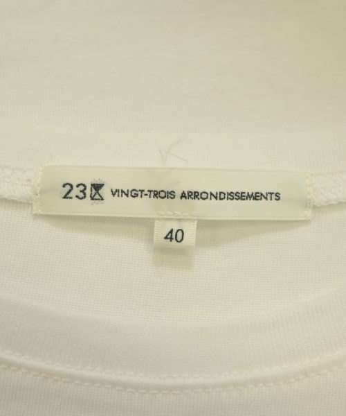 23区（ニジューサンク）Tシャツ・カットソー 白 サイズ:40(M位) レディース/2200654358108