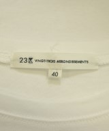 23区（ニジューサンク）Tシャツ・カットソー 白 サイズ:40(M位) レディース/2200654358108