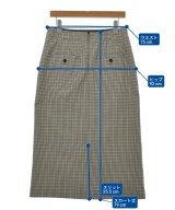 23区（ニジューサンク）ロング・マキシ丈スカート ベージュ サイズ:44(L位) レディース/2200654358115