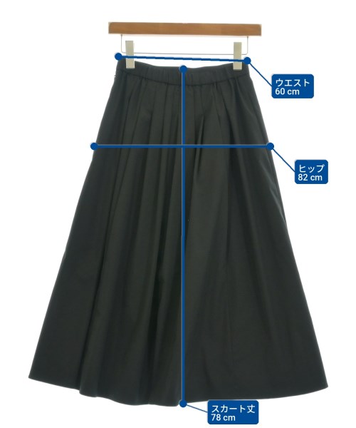 23区（ニジューサンク）ロング・マキシ丈スカート 黒 サイズ:32(XS位) レディース/2200699452045