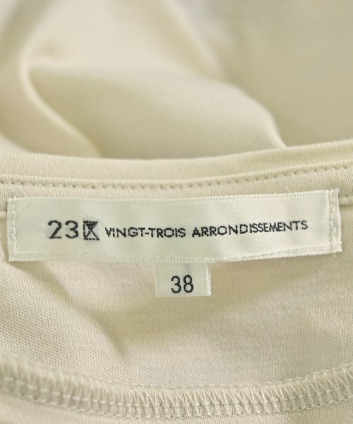 23区（ニジューサンク）Tシャツ・カットソー ベージュ サイズ:38(M位) レディース/2200701918101