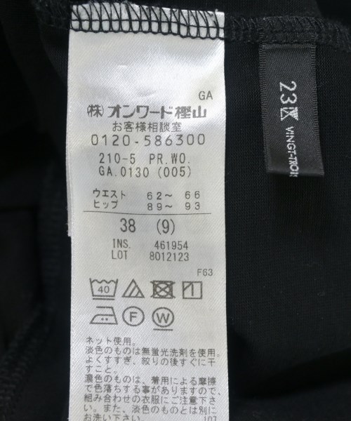 23区（ニジューサンク）その他 黒 サイズ:38(M位) レディース/2200702587030