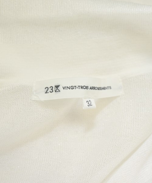 23区（ニジューサンク）ニット・セーター 白 サイズ:32(XS位) レディース/2200701485115