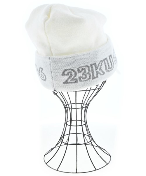 23区（ニジューサンク）ニットキャップ・ビーニー 白 サイズ:F メンズ/2200701650063