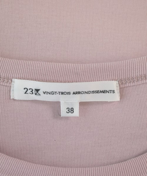 23区（ニジューサンク）Tシャツ・カットソー ピンク サイズ:38(M位) レディース/2200707625096