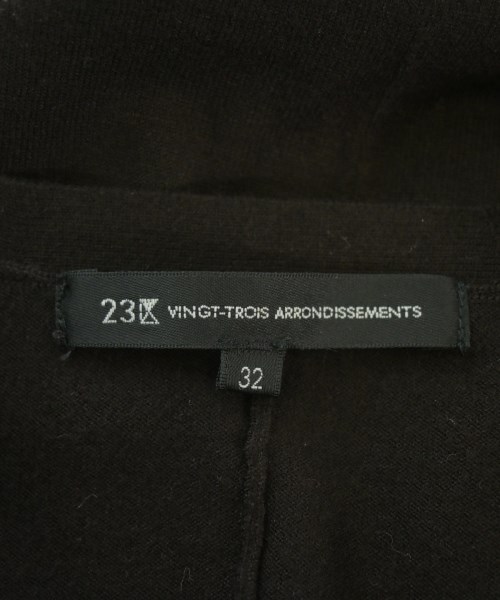 23区（ニジューサンク）カーディガン 茶 サイズ:32(XS位) レディース/2200659960030