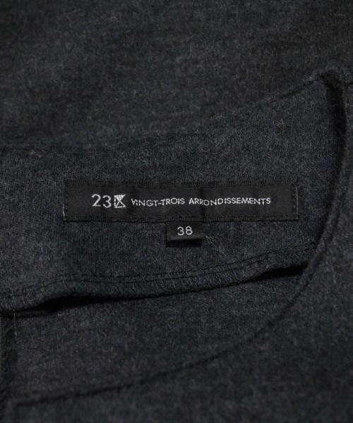 23区（ニジューサンク）ワンピース グレー サイズ:38(M位) レディース/2200659933195