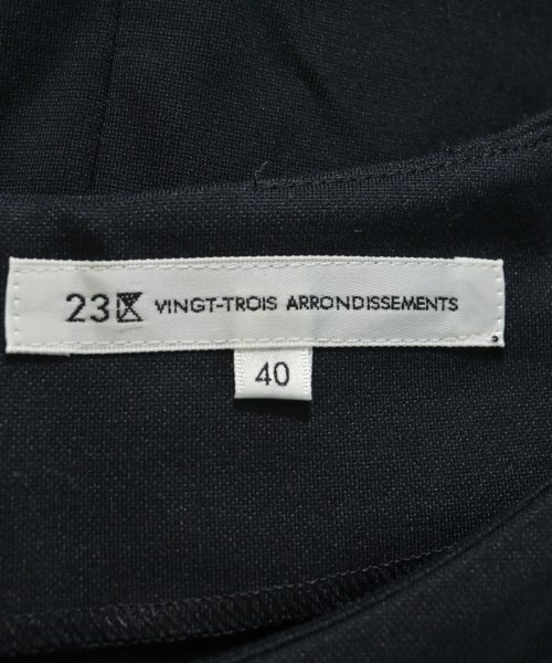 23区（ニジューサンク）ワンピース 紺 サイズ:40(M位) レディース/2200659933225