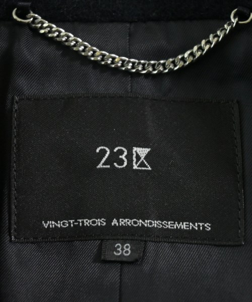 23区（ニジューサンク）ピーコート 紺 サイズ:38(M位) レディース/2200660251011