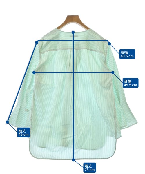 23区（ニジューサンク）ブラウス 緑 サイズ:32(XS位) レディース/2200657745141