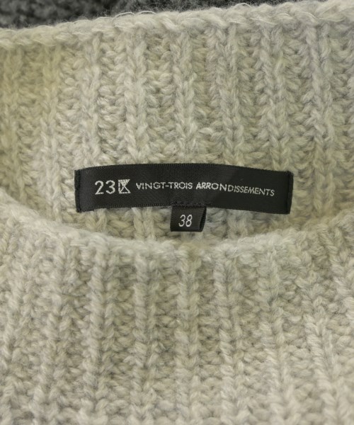 23区（ニジューサンク）ニット・セーター グレー サイズ:38(M位) レディース/2200660801063