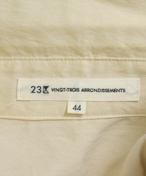 23区（ニジューサンク）カジュアルシャツ ベージュ サイズ:44(L位) レディース/2200661551103