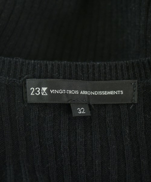 23区（ニジューサンク）アンサンブル 黒 サイズ:32(XS位) レディース/2200662940265