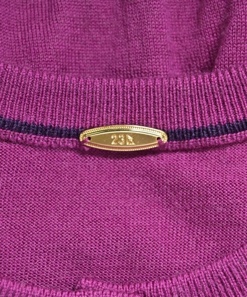 23区（ニジューサンク）カーディガン 紫 サイズ:32(XS位) レディース/2200665117220