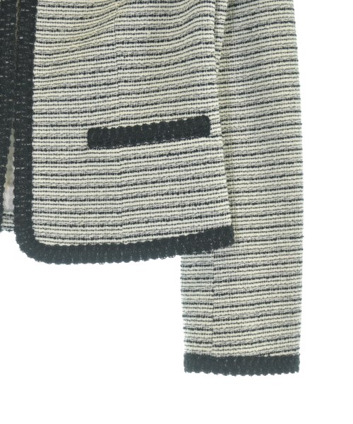 23区（ニジューサンク）ノーカラージャケット 白 サイズ:32(XS位) レディース/2200669289183