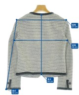 23区（ニジューサンク）ノーカラージャケット 白 サイズ:32(XS位) レディース/2200669289183