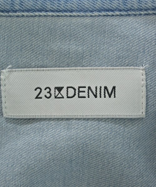 23区（ニジューサンク）シャツワンピース 青 サイズ:38(M位) レディース/2200666528025