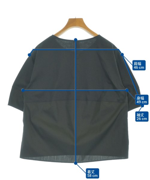 23区（ニジューサンク）カジュアルシャツ 黒 サイズ:38(M位) レディース/2200666528032