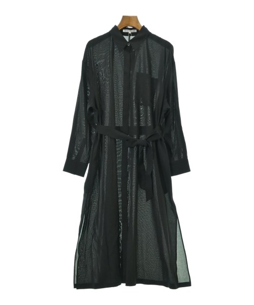 23区(ニジューサンク)シャツワンピース 黒 サイズ:38(M位)/2200666528056