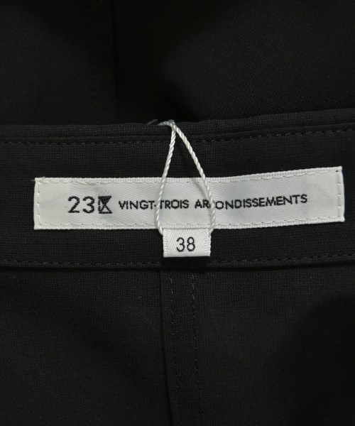 23区（ニジューサンク）シャツワンピース 黒 サイズ:38(M位) レディース/2200666528056