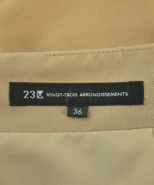 23区（ニジューサンク）ロング・マキシ丈スカート ベージュ サイズ:36(S位) レディース/2200667671065