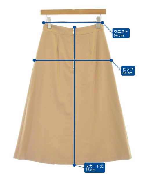23区（ニジューサンク）ロング・マキシ丈スカート ベージュ サイズ:36(S位) レディース/2200667671065