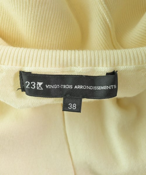 23区（ニジューサンク）ニット・セーター 黄 サイズ:38(M位) レディース/2200666507020