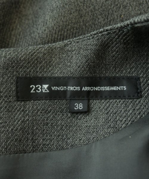 23区（ニジューサンク）ワンピース グレー サイズ:38(M位) レディース/2200671243012