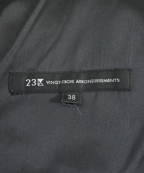 23区（ニジューサンク）ワンピース 黒 サイズ:38(M位) レディース/2200667497016