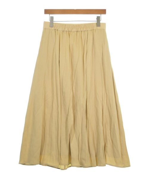 23区（ニジューサンク）ロング・マキシ丈スカート 黄 サイズ:44(L位) レディース/2200669113082