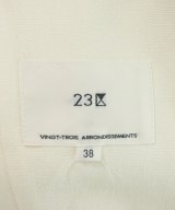 23区（ニジューサンク）ノーカラージャケット 白 サイズ:38(M位) レディース/2200725101015