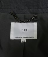23区（ニジューサンク）ノーカラージャケット 黒 サイズ:40(M位) レディース/2200733908033