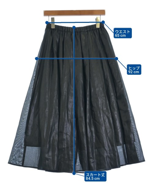 23区（ニジューサンク）ロング・マキシ丈スカート 黒 サイズ:38(M位) レディース/2200728964129