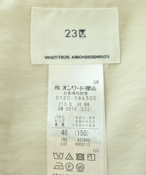 23区（ニジューサンク）その他 白 サイズ:46(XL位) レディース/2200722964125