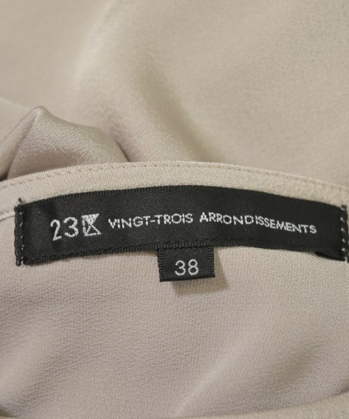 23区（ニジューサンク）Tシャツ・カットソー ベージュ サイズ:38(M位) レディース/2200678838068