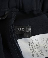 23区（ニジューサンク）クロップドパンツ 紺 サイズ:32(XS位) レディース/2200686396109