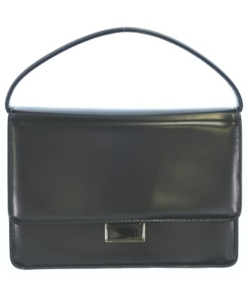【逸品】courreges（クレージュ） 黒 ハンドバッグ ゴールド金具 Courreges - クレージュ courreges バッグ ミニ クラッチバッグ
