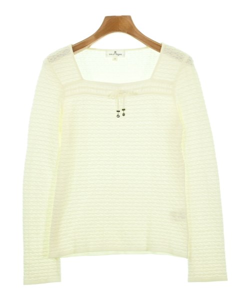 courreges(クレージュ)ニット・セーター 白 サイズ:40(M位)/2200694776054