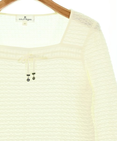 courreges（クレージュ）ニット・セーター 白 サイズ:40(M位) レディース/2200694776054