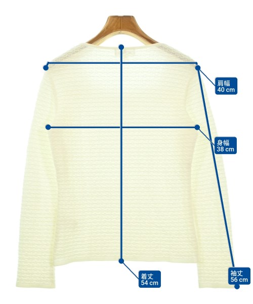 courreges（クレージュ）ニット・セーター 白 サイズ:40(M位) レディース/2200694776054