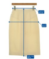 courreges（クレージュ）ひざ丈スカート 白 サイズ:-(M位) レディース/2200735103061