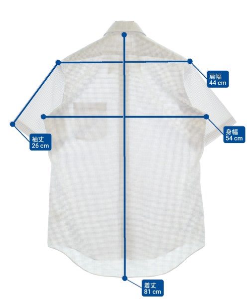 courreges（クレージュ）カジュアルシャツ 白 サイズ:40(L位) メンズ/2200690927085