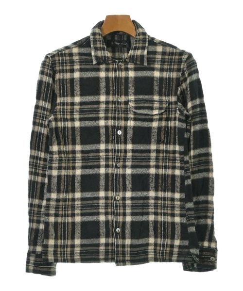 LOUNGE LIZARD(ラウンジリザード)カジュアルシャツ 黒 サイズ:1(XS位)/2200658920103