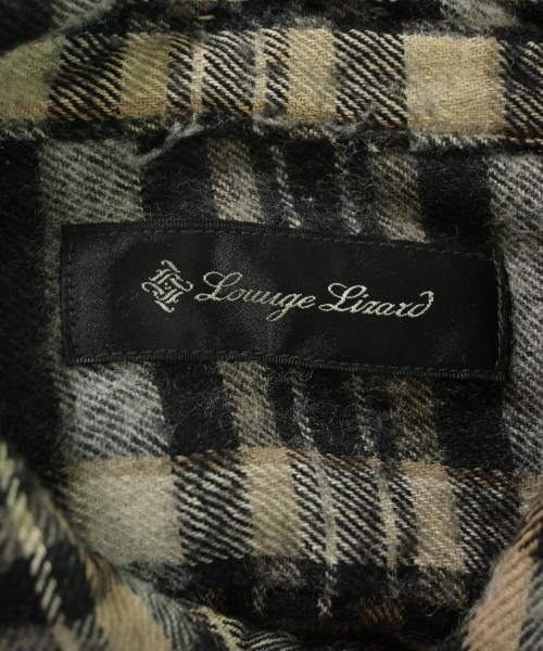 LOUNGE LIZARD（ラウンジリザード）カジュアルシャツ 黒 サイズ:1(XS位) メンズ/2200658920103