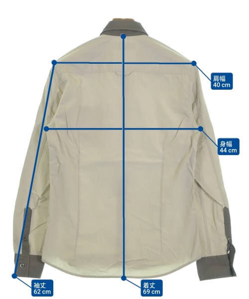 LOUNGE LIZARD（ラウンジリザード）カジュアルシャツ グレー サイズ:3(L位) メンズ/2200633423322