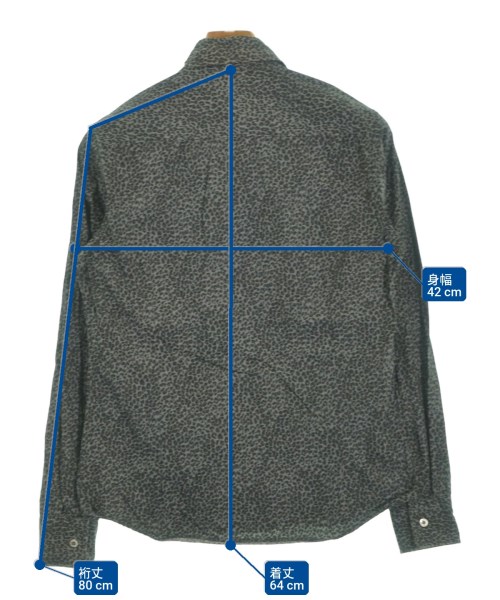 LOUNGE LIZARD（ラウンジリザード）カジュアルシャツ 青 サイズ:2(M位) メンズ/2200633423339